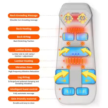 Full Body Massage Mat with Heat & Remote Control