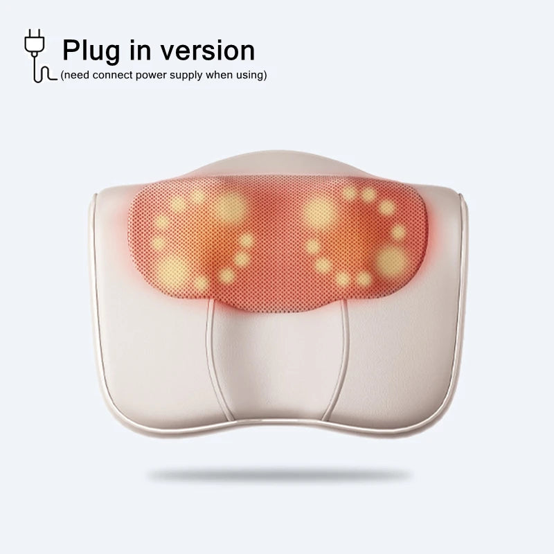 Jinkairui Neck & Shoulder Shiatsu Massage Pillow with Heat