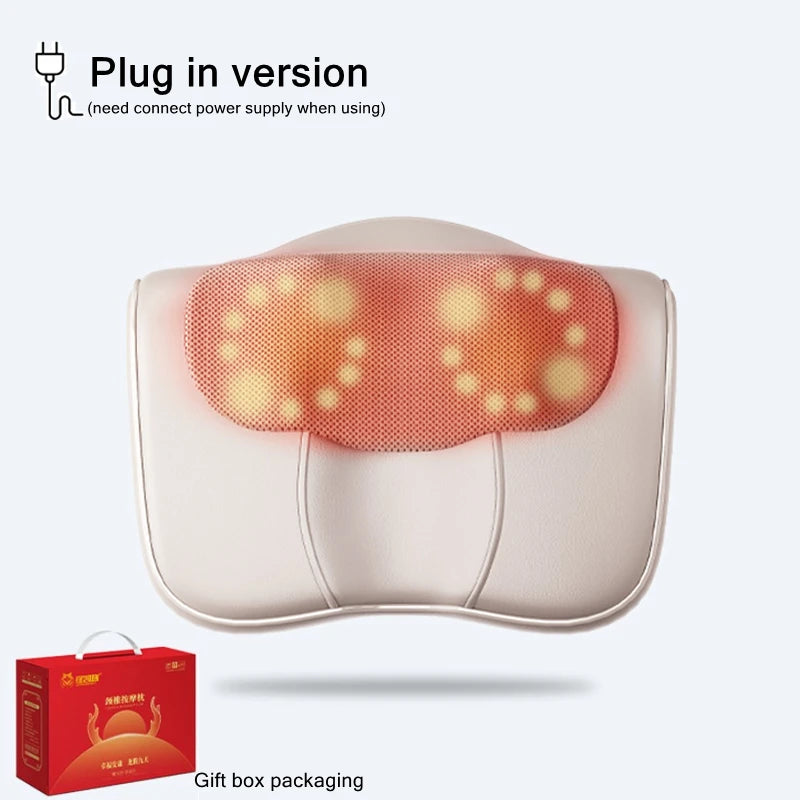 Jinkairui Neck & Shoulder Shiatsu Massage Pillow with Heat